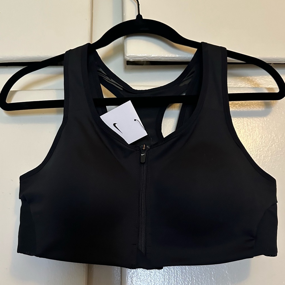 Nike High-Support Padded Zip-Front Sports Bra